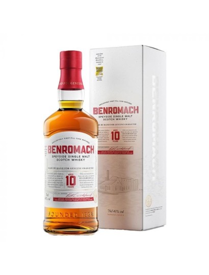 BENROMACH-10 YEARS SINGLE MALT SCOTCH WHISKY SPEYSIDE
