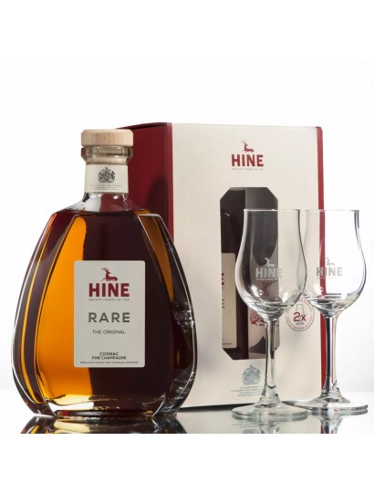 HINE-COGNAC CONFEZIONE2 BICCHIERI